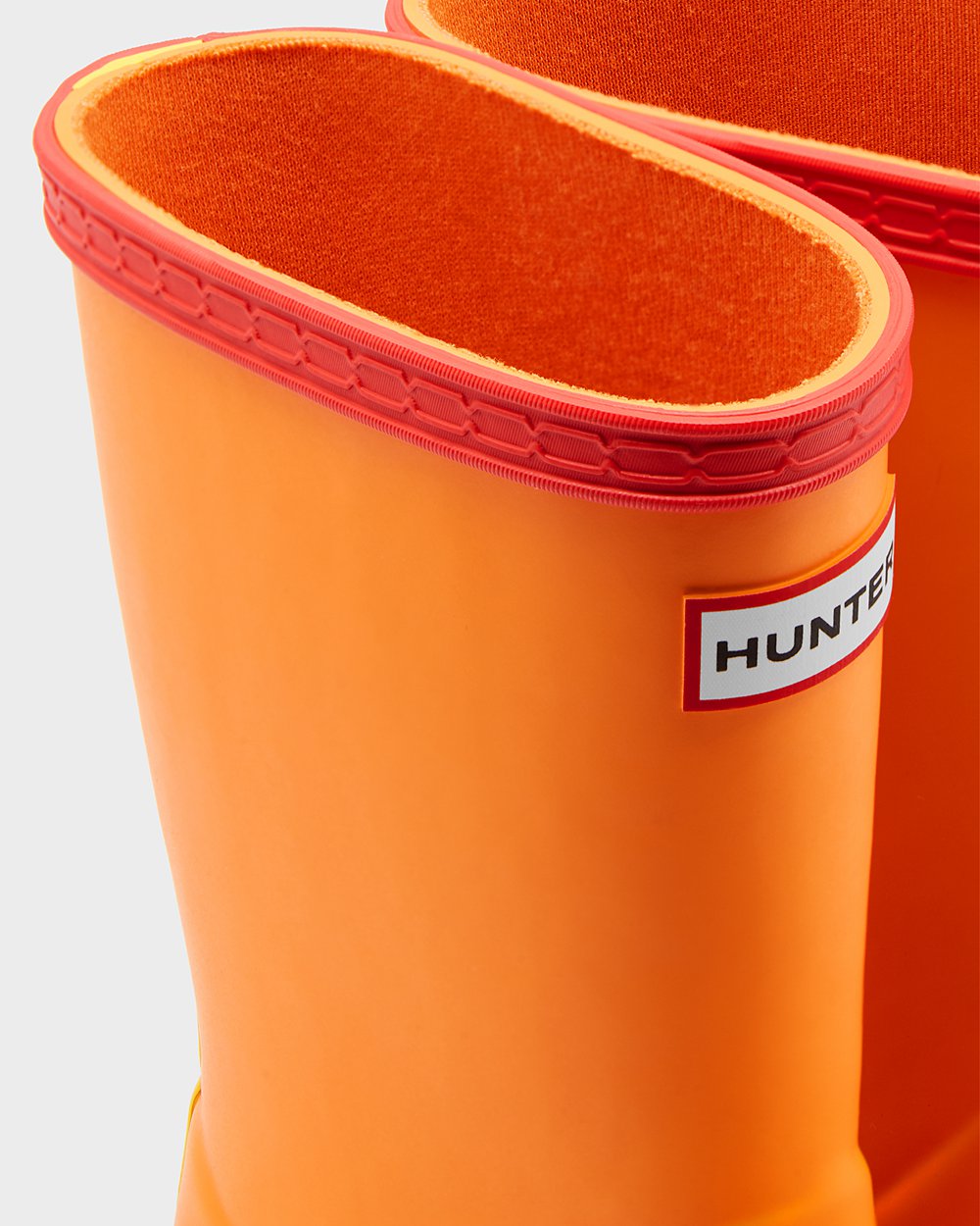 Kids Hunter Original First Classic - Rain Boots Orange/Yellow - 7941-NSBDI